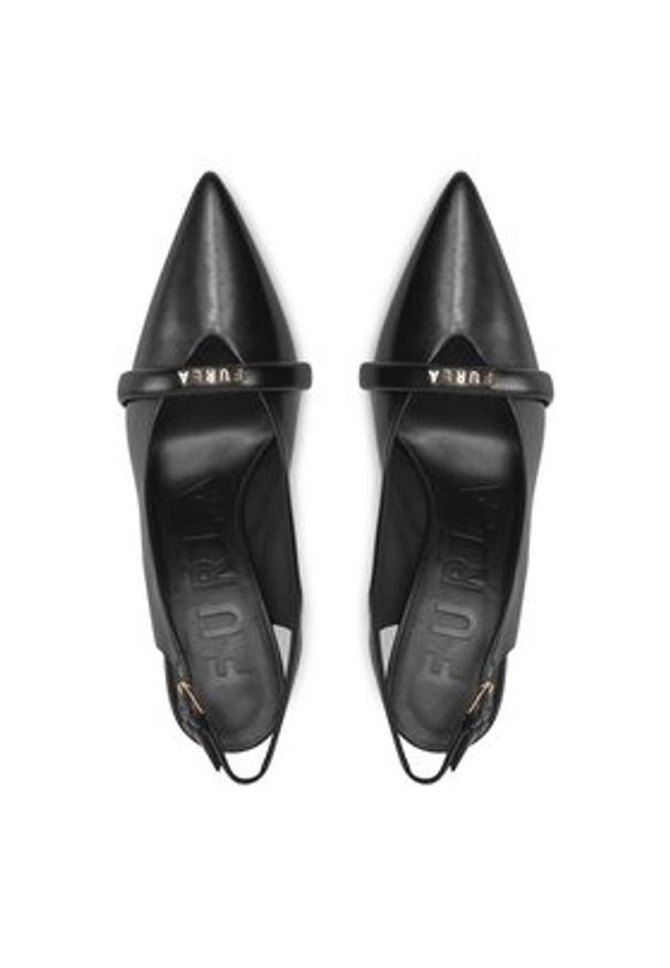 Furla Sandały Core Slingback T.90 YH39FCD-X30000-O6000-10074100 Czarny. Kolor: czarny. Materiał: skóra
