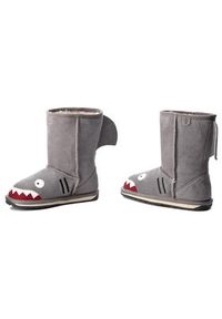 EMU Australia Śniegowce Little Creatures Shark K10589 Szary. Kolor: szary. Materiał: skóra #7