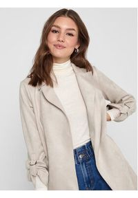 only - ONLY Płaszcz z imitacji skóry Joline 15179864 Beżowy Regular Fit. Kolor: beżowy. Materiał: skóra #6