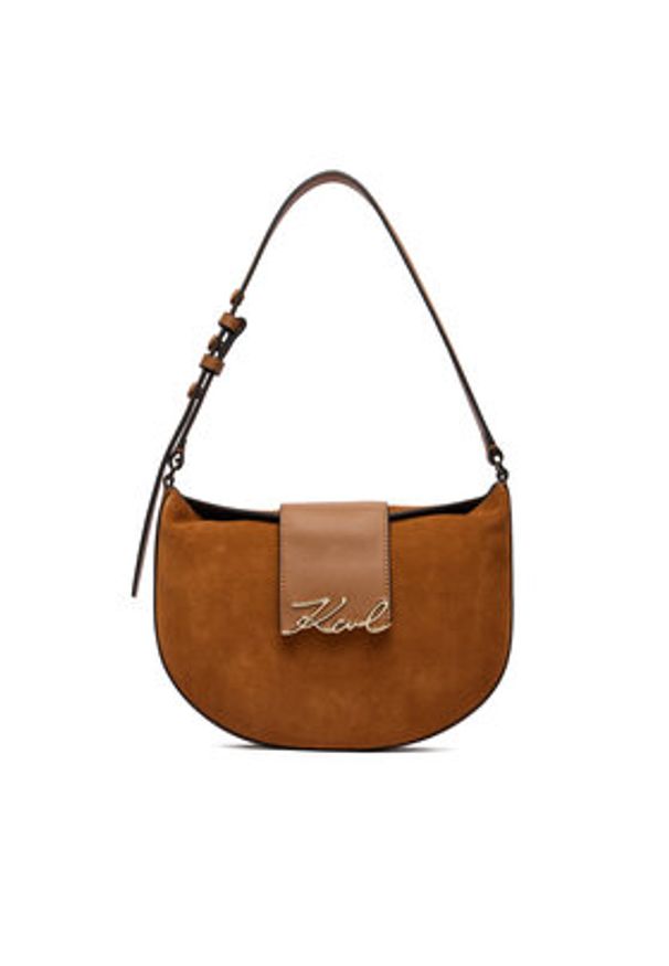 Karl Lagerfeld - KARL LAGERFELD Torebka B1W30196 Brązowy. Kolor: brązowy. Materiał: skórzane, zamszowe