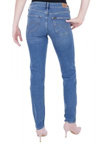 Lee - LEE ELLY MID DAMSKIE SPODNIE JEANSOWE WORN MARTHA L305QDTO #6