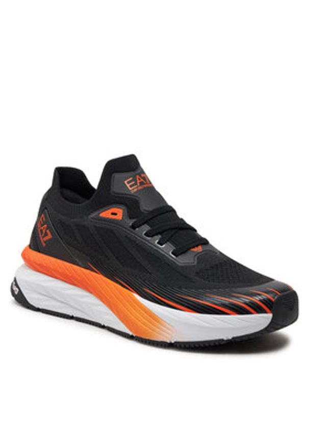 EA7 Emporio Armani Sneakersy X8X176 XK377 T669 Czarny. Kolor: czarny. Materiał: materiał