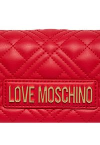 Love Moschino - LOVE MOSCHINO Torebka JC4294PP0ILA0500 Czerwony. Kolor: czerwony. Materiał: skórzane #4