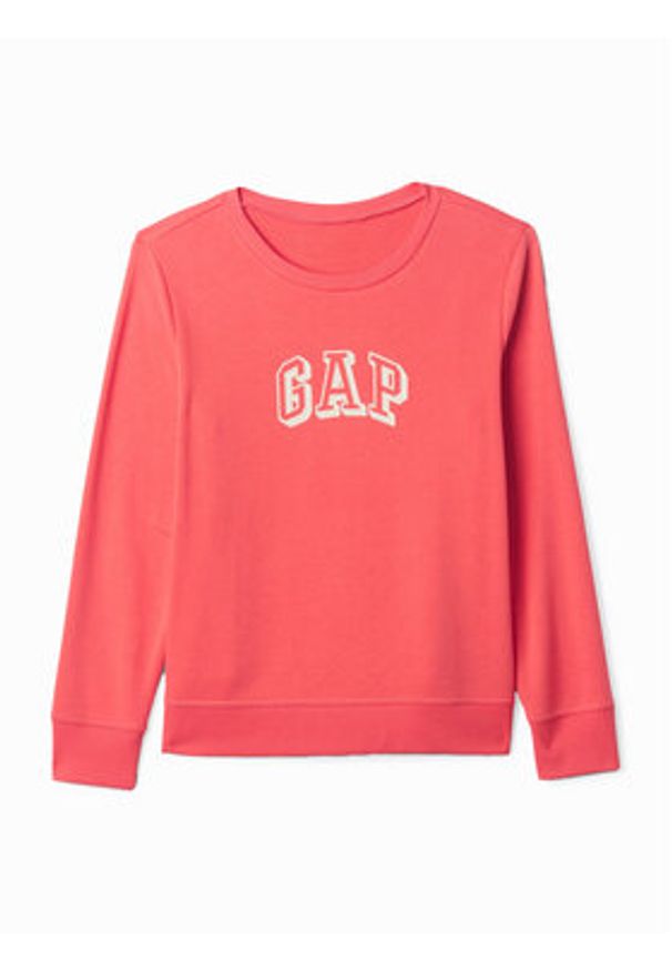 GAP - Gap Bluza 885586-00 Koralowy Regular Fit. Kolor: pomarańczowy. Materiał: syntetyk