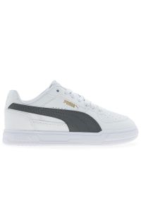 Buty młodzieżowe Puma Caven III 40623504 - białe. Zapięcie: pasek. Kolor: biały. Materiał: skóra, guma. Szerokość cholewki: normalna. Sezon: lato #1