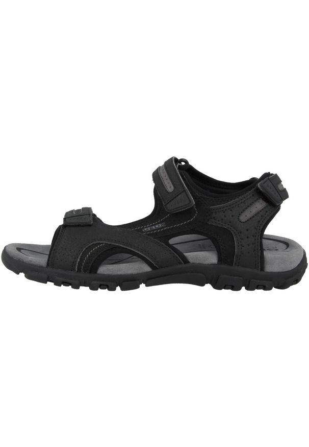 Sandały Geox Model Uomo Sandal Strada Kolor Czarny. Kolor: wielokolorowy, niebieski, czarny. Sezon: lato