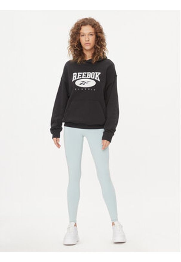 Reebok Bluza Classics Big Logo IL4633 Czarny Relaxed Fit. Kolor: czarny. Materiał: bawełna