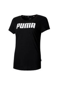 T-shirt z krótkim rękawem damski Puma ESS. Kolor: czarny. Długość rękawa: krótki rękaw. Długość: krótkie. Sport: fitness
