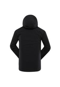 ALPINE PRO - Kurtka softshell męska Alpine Pro Hoor. Kolor: czarny. Materiał: softshell. Sport: wspinaczka