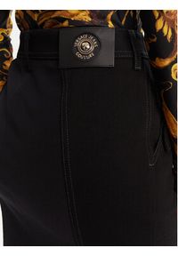 Versace Jeans Couture Spódnica jeansowa 79HAE84M DT037 Czarny Slim Fit. Kolor: czarny. Materiał: bawełna #4