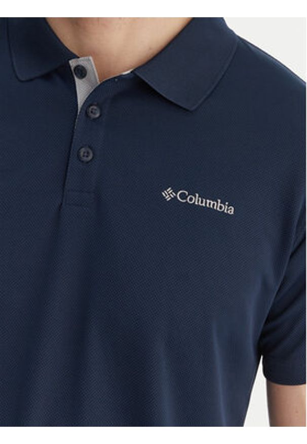 columbia - Columbia Polo Utilizer™ 1772051 Granatowy Regular Fit. Typ kołnierza: polo. Kolor: niebieski. Materiał: syntetyk