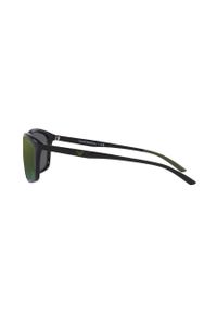 Emporio Armani okulary przeciwsłoneczne 0EA4179.50176R męskie kolor czarny. Kształt: prostokątne. Kolor: czarny #3