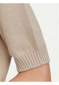 Weekend Max Mara Sweter Fiacre 2625366191 Beżowy Regular Fit. Kolor: beżowy. Materiał: bawełna #3