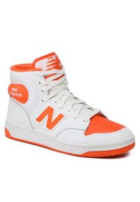 New Balance Sneakersy BB480SCA Biały. Kolor: biały. Materiał: skóra #2