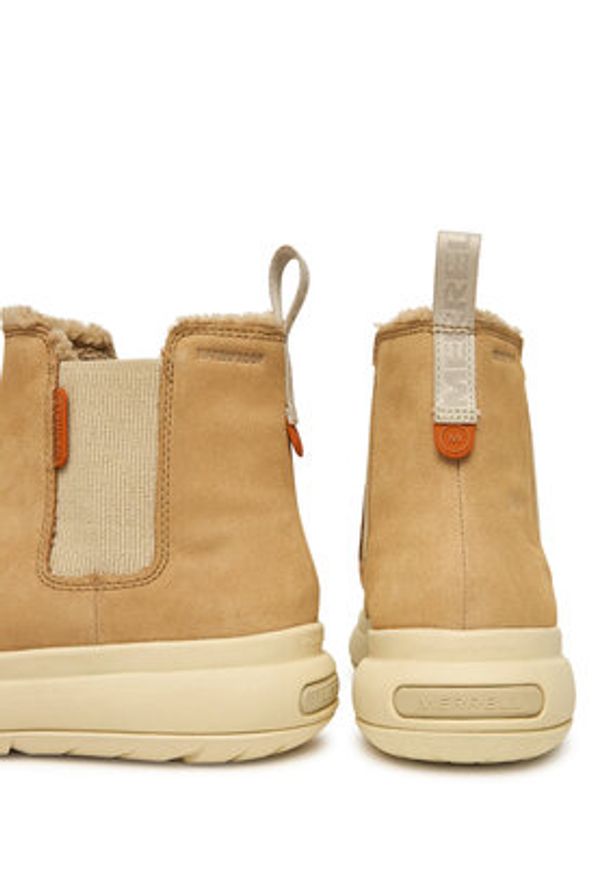 Merrell Sztyblety Arquette Thermo J007066 Brązowy. Kolor: brązowy. Materiał: zamsz, skóra
