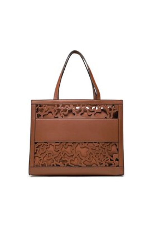 Tous - TOUS Torebka Shopping Xl Amaya K.Shock 2001660643 Brązowy. Kolor: brązowy. Materiał: skórzane