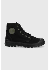 Palladium trampki Pampa Hi HTG Supply męskie kolor czarny. Nosek buta: okrągły. Zapięcie: sznurówki. Kolor: czarny. Materiał: guma. Szerokość cholewki: normalna #1