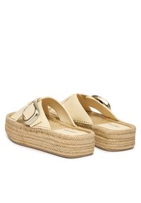 Calvin Klein Espadryle Flatf Espadrill Cross Lth Hdw HW0HW02892 Écru. Materiał: skóra #6