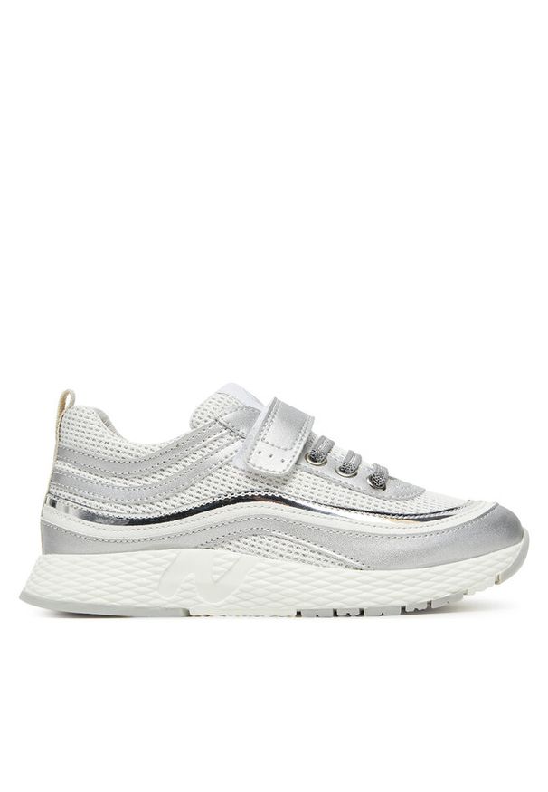 Sneakersy Naturino. Kolor: srebrny