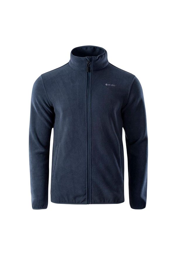 Hi-tec - Bluza Polarowa Męska Zoe II. Kolor: niebieski. Materiał: polar. Sezon: zima. Sport: turystyka piesza