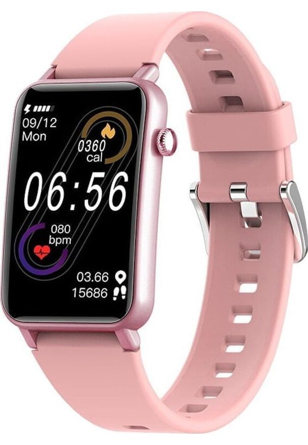 Smartwatch Kumi U3 Różowy (KU-U3/PK). Rodzaj zegarka: smartwatch. Kolor: różowy
