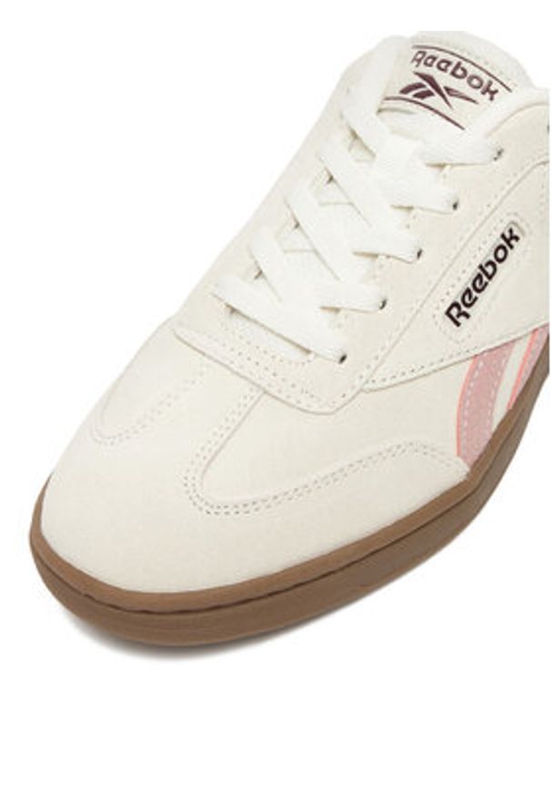 Reebok Sneakersy CEO-FORTE LOUNGER AR30252W-CQR Écru. Materiał: zamsz, skóra