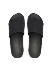 Calvin Klein Klapki Ess Slid Pu Aop HM0HM02110 Czarny. Kolor: czarny. Materiał: syntetyk #3