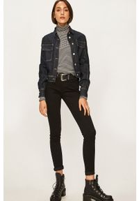 Levi's® - Levi's jeansy damskie medium waist 18881.0052-Blacks. Okazja: na spotkanie biznesowe. Kolor: czarny. Styl: biznesowy #4