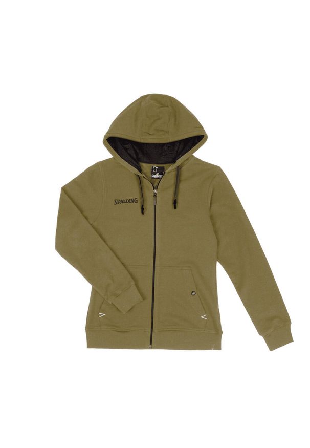 SPALDING - Bluza z kapturem dla kobiet Spalding Flow. Typ kołnierza: kaptur. Kolor: zielony