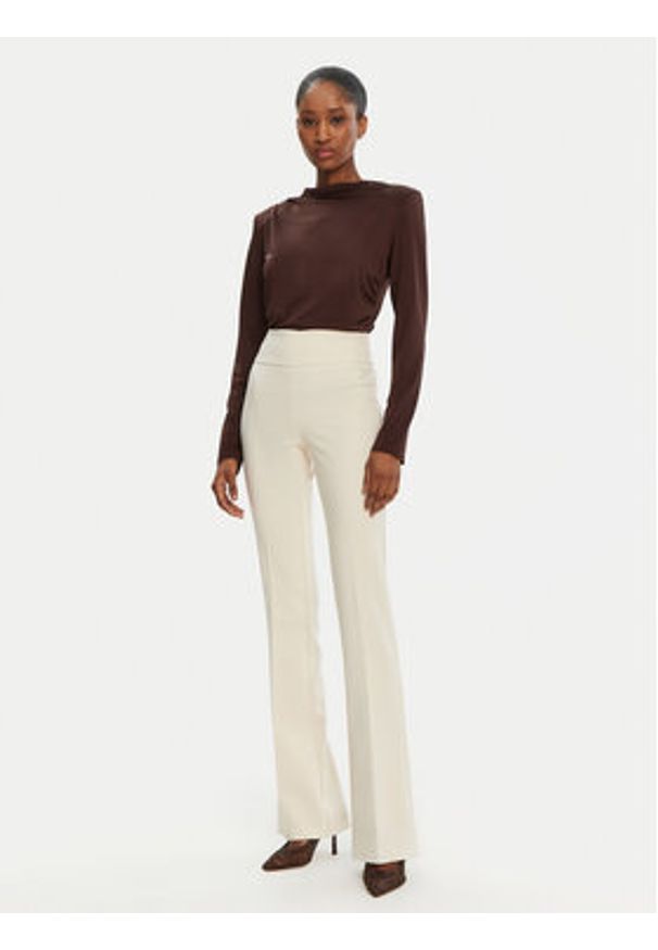 Rinascimento Spodnie materiałowe CFC0122830003 Écru Regular Fit. Materiał: syntetyk