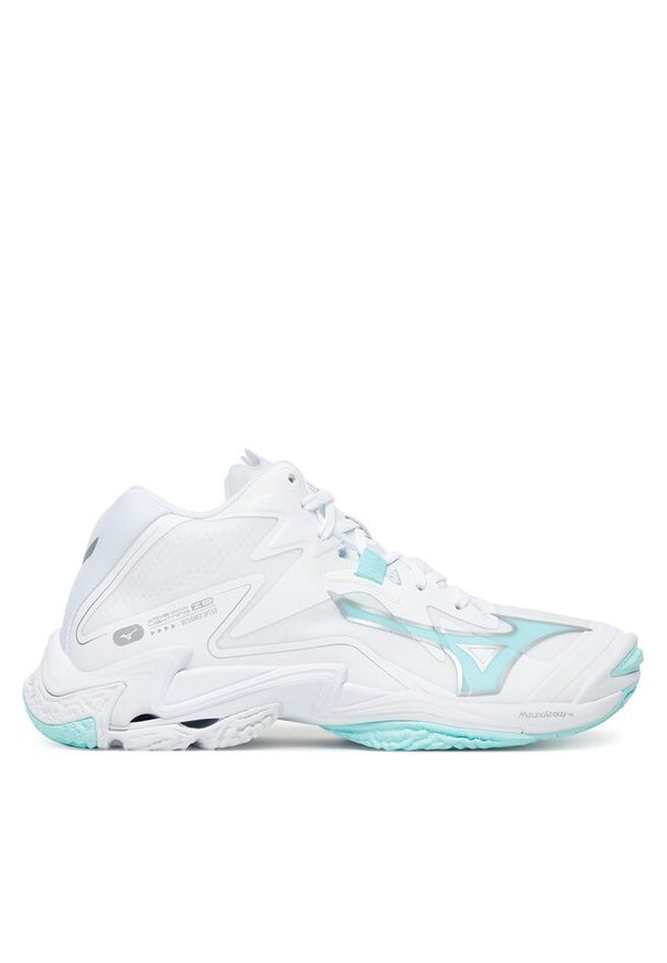 Buty halowe Mizuno. Kolor: biały. Model: Mizuno Wave