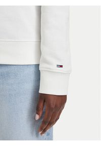 Tommy Jeans Bluza Heritage Logo DW0DW22821 Biały Regular Fit. Kolor: biały. Materiał: bawełna #2