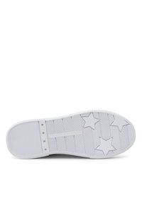 TOMMY HILFIGER - Tommy Hilfiger Sneakersy Embossed Monogram Sneaker FW0FW06735 Biały. Kolor: biały. Materiał: skóra #6