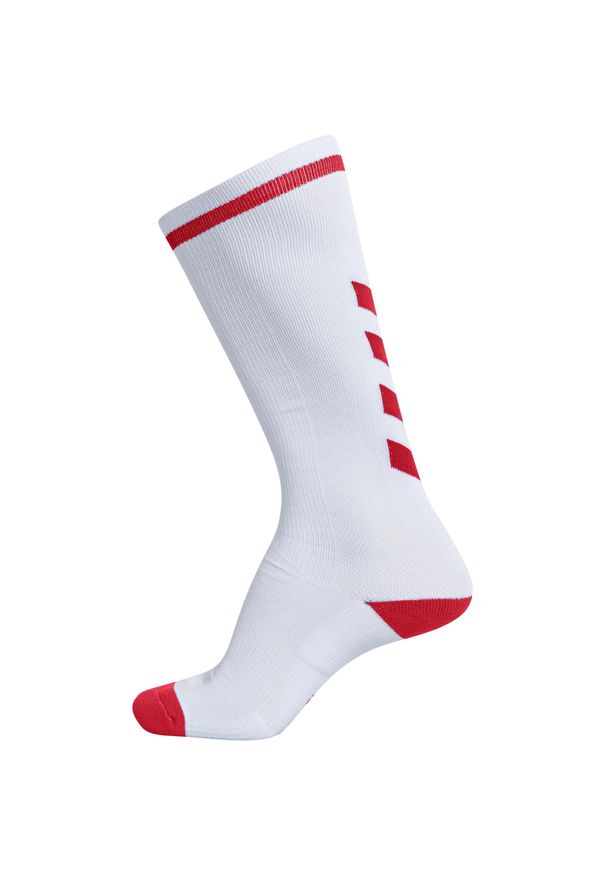 Skarpety sportowe dla dorosłych Hummel Elite Indoor Sock High. Kolor: czerwony, wielokolorowy, biały