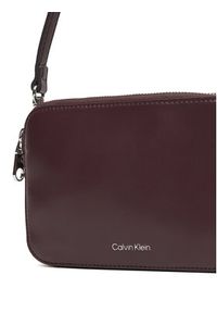 Calvin Klein Torebka LV04F3165G Bordowy. Kolor: czerwony. Materiał: skórzane #3