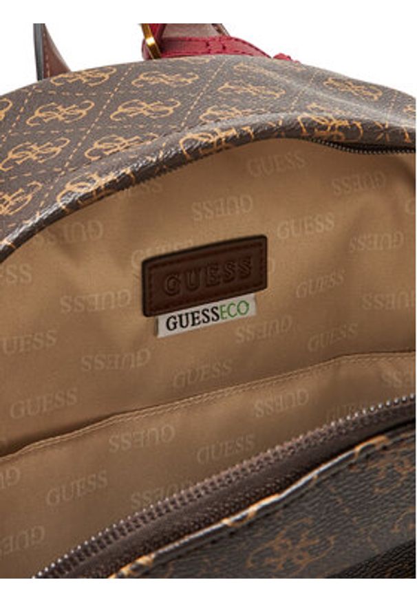 Guess Plecak HMMILO P5219 Brązowy. Kolor: brązowy. Materiał: skóra