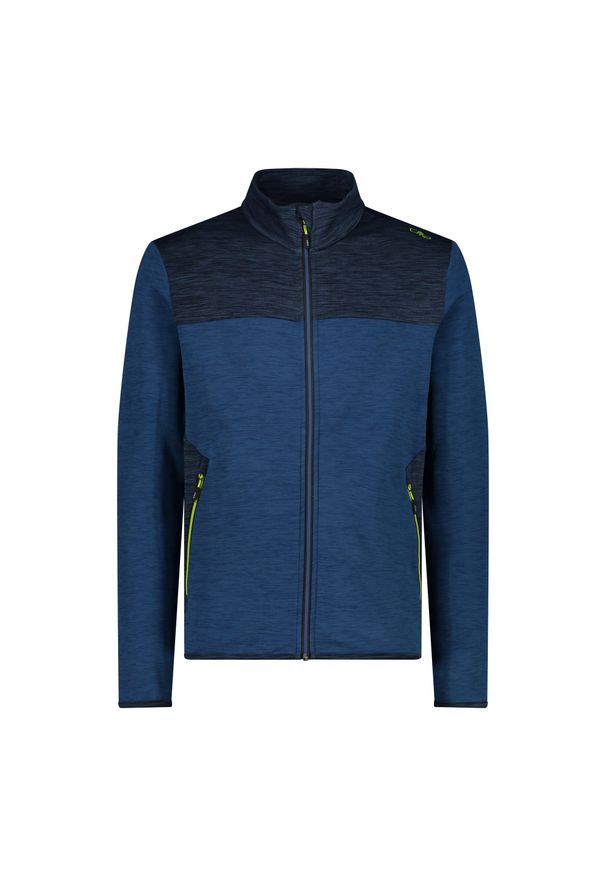 Bluza męska turystyczna CMP 33E5977. Kolor: niebieski. Materiał: polar. Sport: turystyka piesza