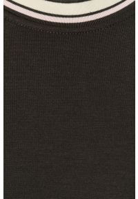 DKNY - Dkny - Koszula nocna. Kolor: szary. Materiał: poliester, dzianina, elastan. Długość: długie. Wzór: nadruk #5