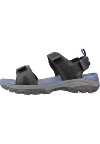 skechers - Sandały Tresmen - Ryer Rozmiar 42 - 205112-BLK Czarny. Nosek buta: otwarty. Kolor: czarny. Materiał: guma, syntetyk, tkanina, materiał. Sezon: lato
