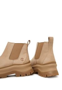 Timberland Sztyblety Roxie Lane Mid TB0A28XMEN71 Beżowy. Kolor: beżowy. Materiał: nubuk, skóra #3