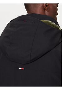 TOMMY HILFIGER - Tommy Hilfiger Płaszcz przejściowy MW0MW41362 Czarny Regular Fit. Kolor: czarny. Materiał: syntetyk #7