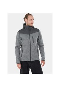 FUNDANGO - Bluza Polarowa Męska Fundango Ashford. Kolor: szary. Materiał: polar. Sezon: zima. Sport: turystyka piesza #1