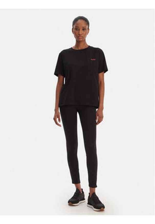 Hugo - HUGO Legginsy 50556812 Czarny Slim Fit. Kolor: czarny. Materiał: bawełna