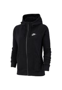 Bluza Kobieta Nike Nsw Essntl Fz Flc czarny. Typ kołnierza: kaptur. Kolor: czarny
