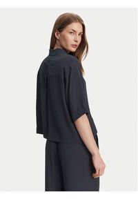 Marella Koszula Ouvert 2513111154 Granatowy Regular Fit. Kolor: niebieski. Materiał: acetat #3