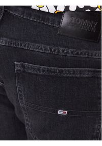 Tommy Jeans Szorty jeansowe Ronnie DM0DM16149 Czarny Relaxed Fit. Kolor: czarny. Materiał: bawełna