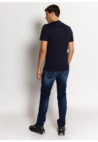 Koszulka męska Guess Cn Ss Core Tee (M1RI36I3Z11-G7V2). Kolor: niebieski. Materiał: materiał, denim, jeans. Sezon: lato #2