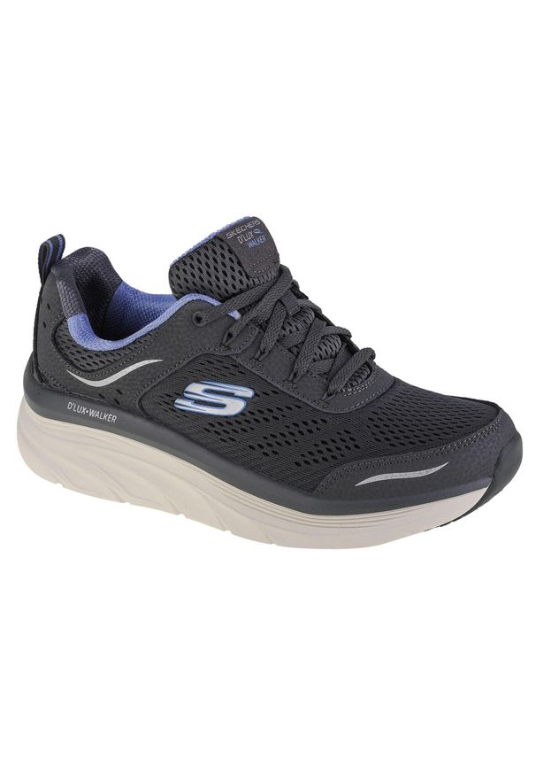 skechers - Buty do chodzenia damskie, Skechers D'Lux Walker-Infinite Motion. Kolor: brązowy, wielokolorowy, szary. Sport: turystyka piesza