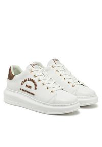 Karl Lagerfeld - KARL LAGERFELD Sneakersy Kapri KL62539M Biały. Kolor: biały. Materiał: skóra #5