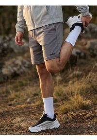 Sinsay - Bawełniane szorty - szary. Kolor: szary. Materiał: bawełna #1